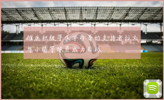 雄鹿积极寻求字母哥的支持者拉文与小桥等球员成为目标