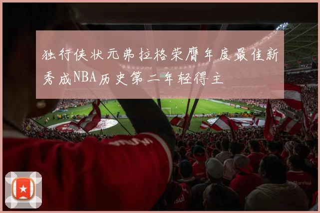 独行侠状元弗拉格荣膺年度最佳新秀成NBA历史第二年轻得主